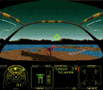 MechWarrior (USA) screen shot game playing